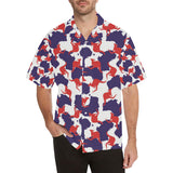 Kangaroo Australian pattern Men's All Over Print Hawaiian Shirt