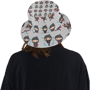 Cute ninja pattern Unisex Bucket Hat