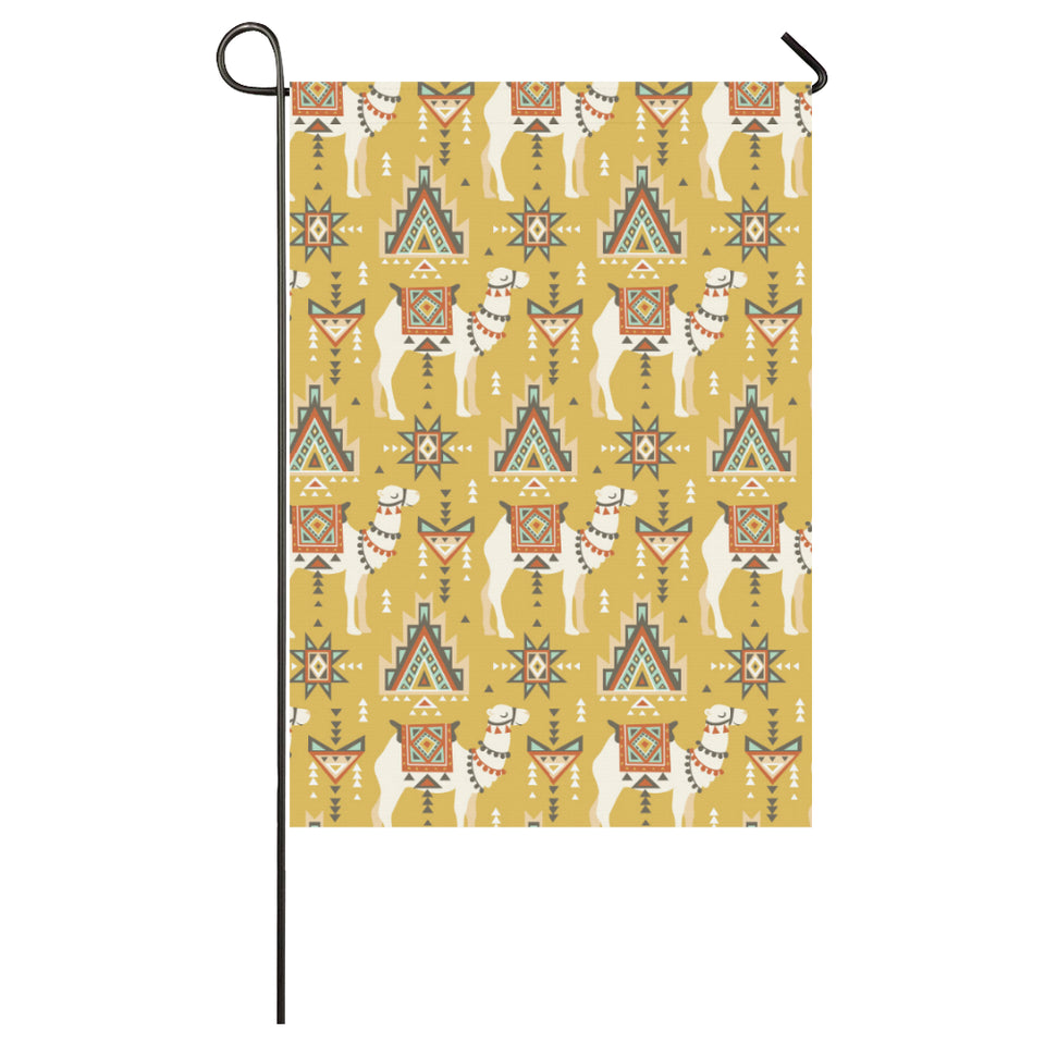 Camels ethnic motif pattern House Flag Garden Flag