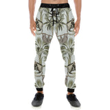 Monkey sloth lemur palm trees pattern Unisex Casual Sweatpants