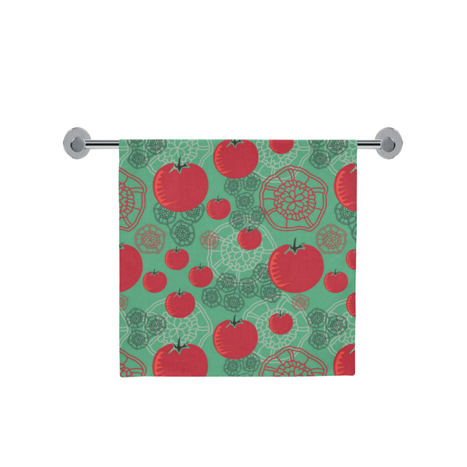Tomato design pattern Bath Towel