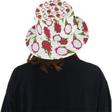 dragon fruits white background Unisex Bucket Hat