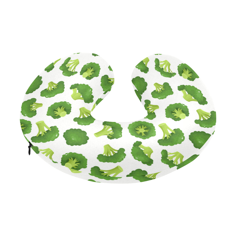 Cute broccoli pattern U-Shaped Travel Neck Pillow