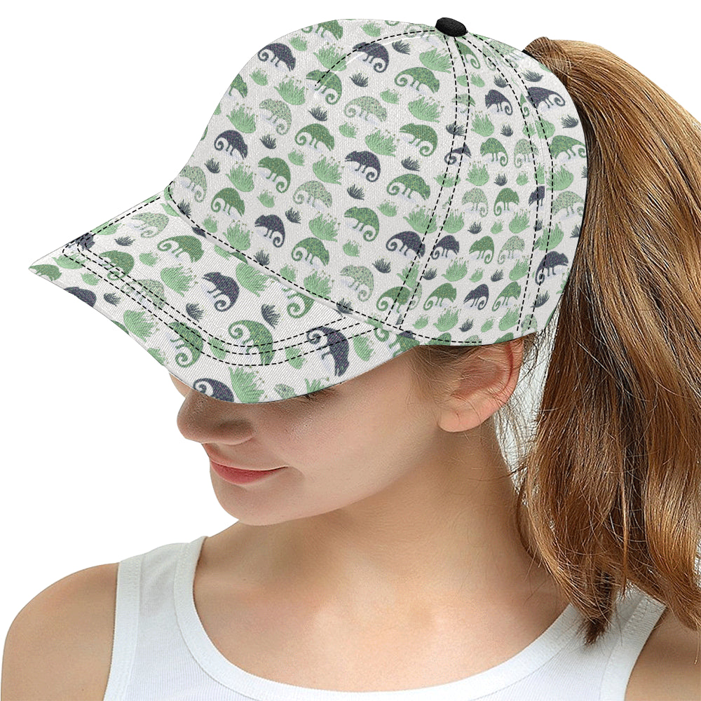 Chameleon lizard succulent plant pattern All Over Print Snapback Cap