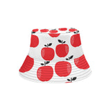 red apples white background Unisex Bucket Hat