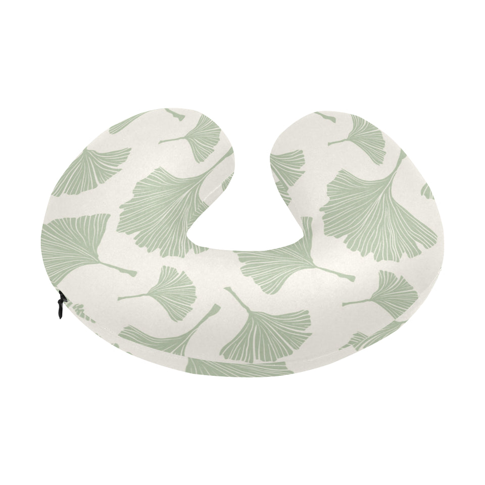 Ginkgo leaves pattern U-Shaped Travel Neck Pillow