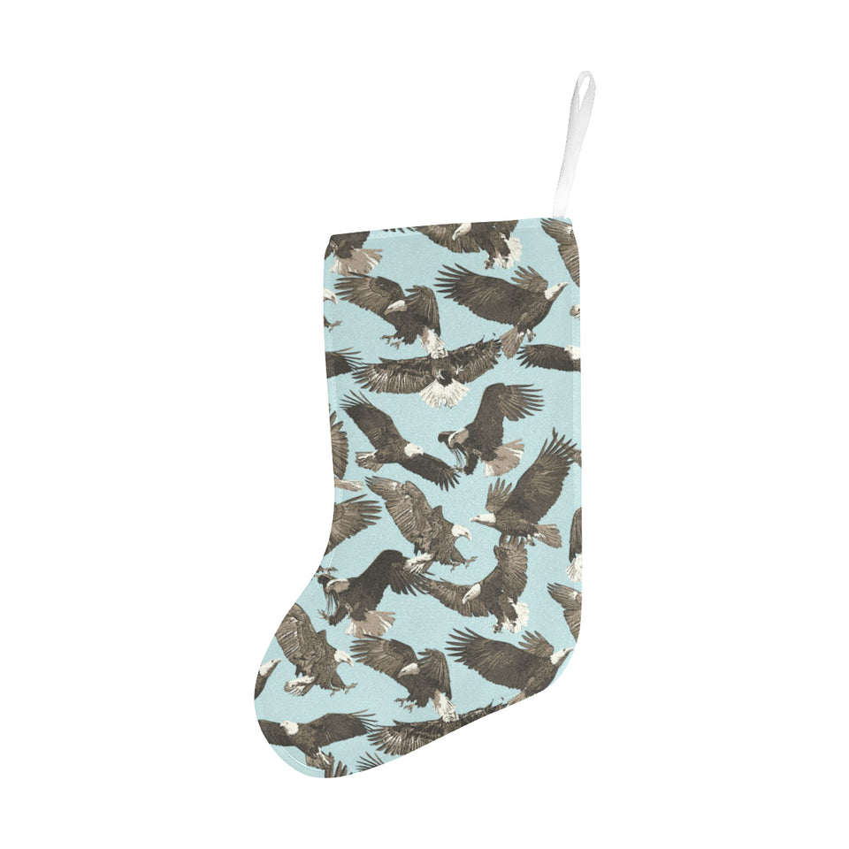 Eagle Pattern Print Design 01 Christmas Stocking