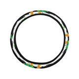 Horseshoes Pattern Print Design 01 Car Steering Wheel Cover