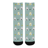 Cute hamster cheese pattern Crew Socks