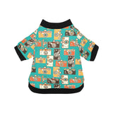 Camera Pattern Print Design 03 All Over Print Pet Dog Round Neck Fuzzy Shirt