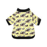 Ostrich Pattern Print Design 04 All Over Print Pet Dog Round Neck Fuzzy Shirt