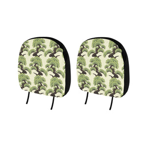 Bonsai pattern Car Headrest Cover