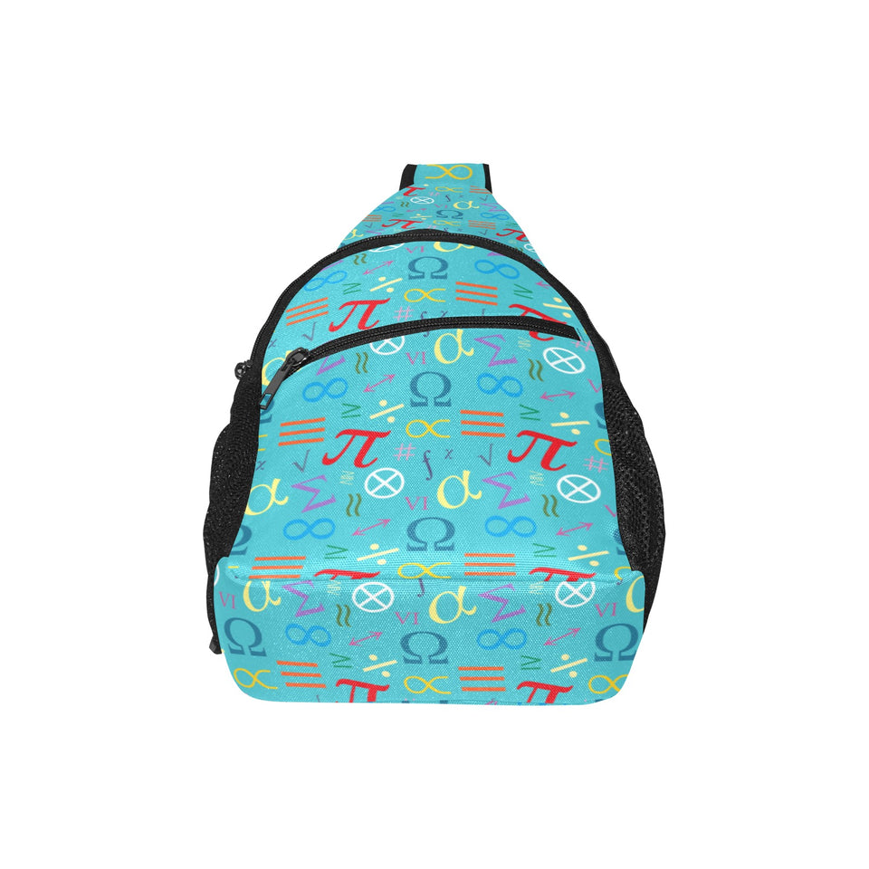 Math Pattern Print Design 02 All Over Print Chest Bag