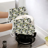 Canabis Marijuana Weed Pattern Print Design 05 Heat Resistant Oven Mitts