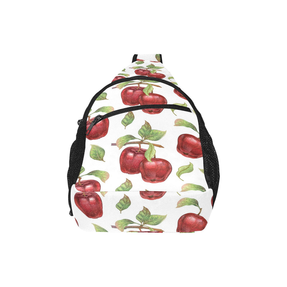 Red apples pattern All Over Print Chest Bag