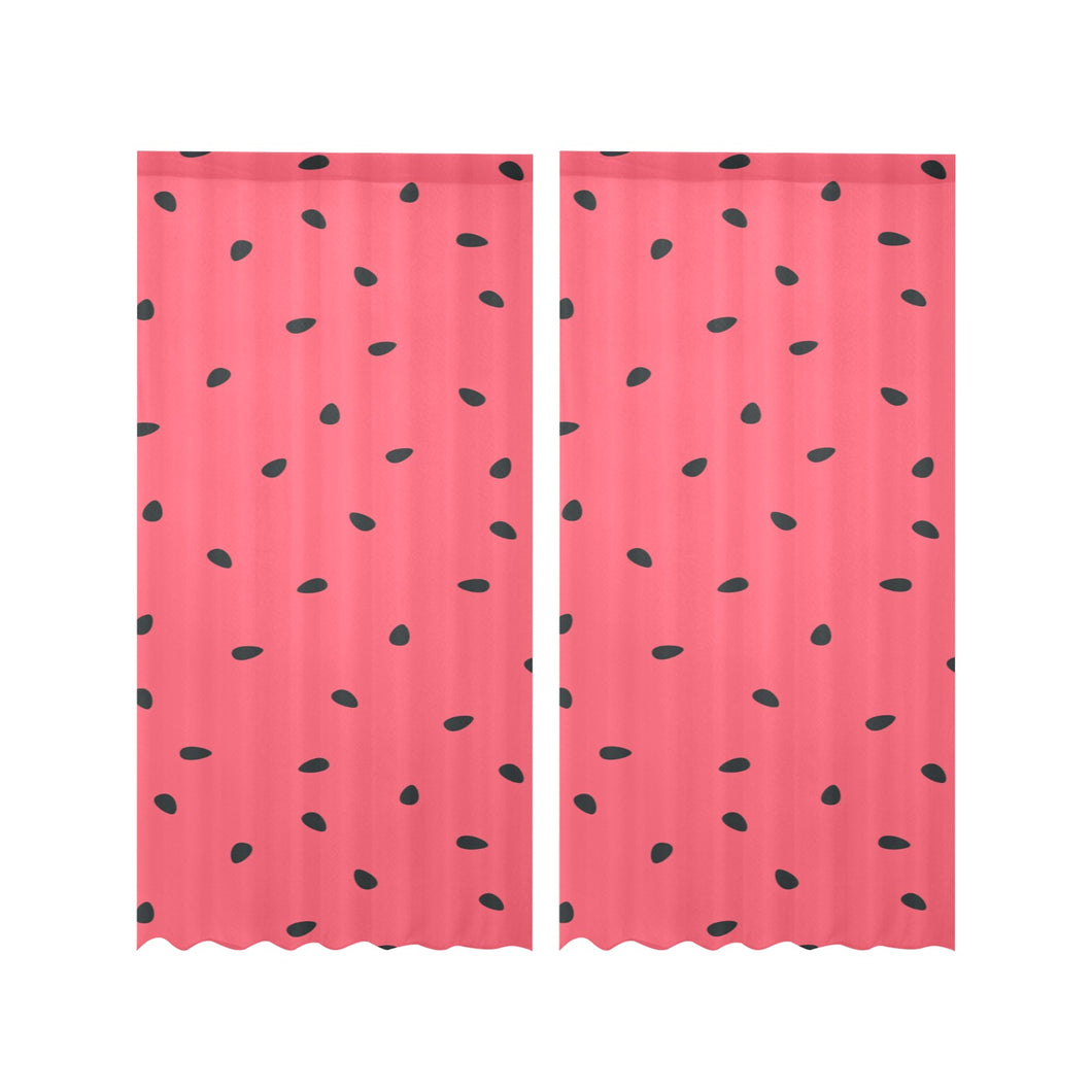 watermelon texture background Gauze Curtain