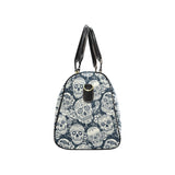 Sugar skull black white pattern Travel Bag
