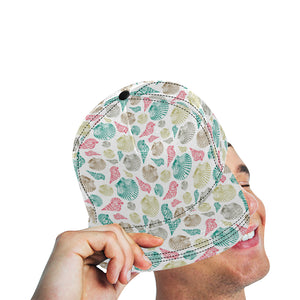 Colorful shell pattern All Over Print Snapback Cap