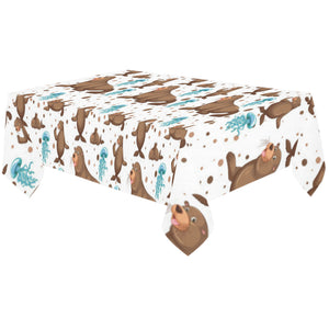 sea lion Seals jellyfish pattern Tablecloth