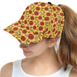 Pizza texture pattern All Over Print Snapback Cap