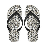 Leopard skin print pattern Unisex Flip Flops