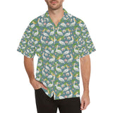 Pelican Pattern Print Design 04 Men's All Over Print Hawaiian Shirt (Model T58)