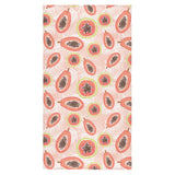 papaya leaves pattern Bath Towel