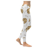 Sketch style cookie pattern Women's Legging Fulfilled In US