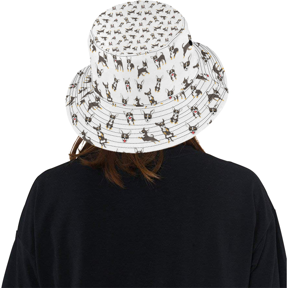Chihuahua dog pattern Unisex Bucket Hat