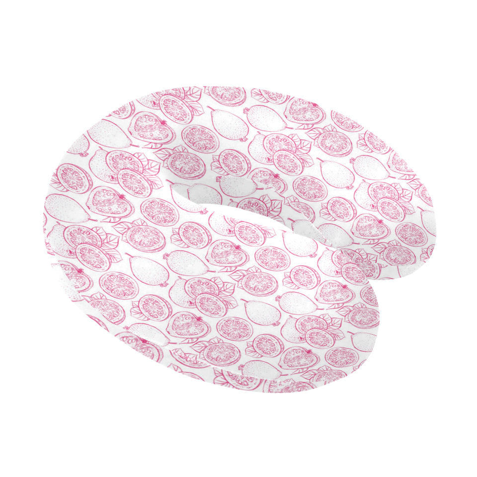 Sketch guava pattern U-Shaped Travel Neck Pillow