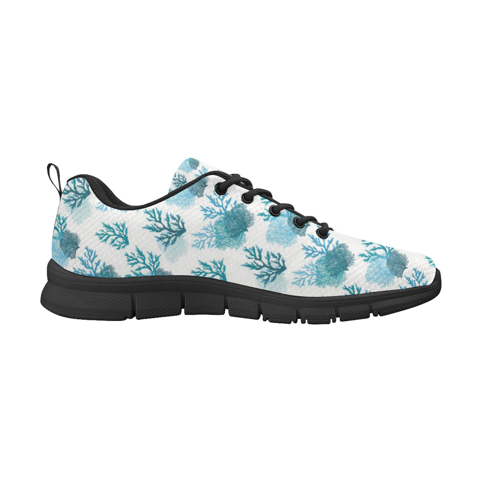 Coral Reef Pattern Print Design 04 Men's Breathable Sneakers ( Model 055)