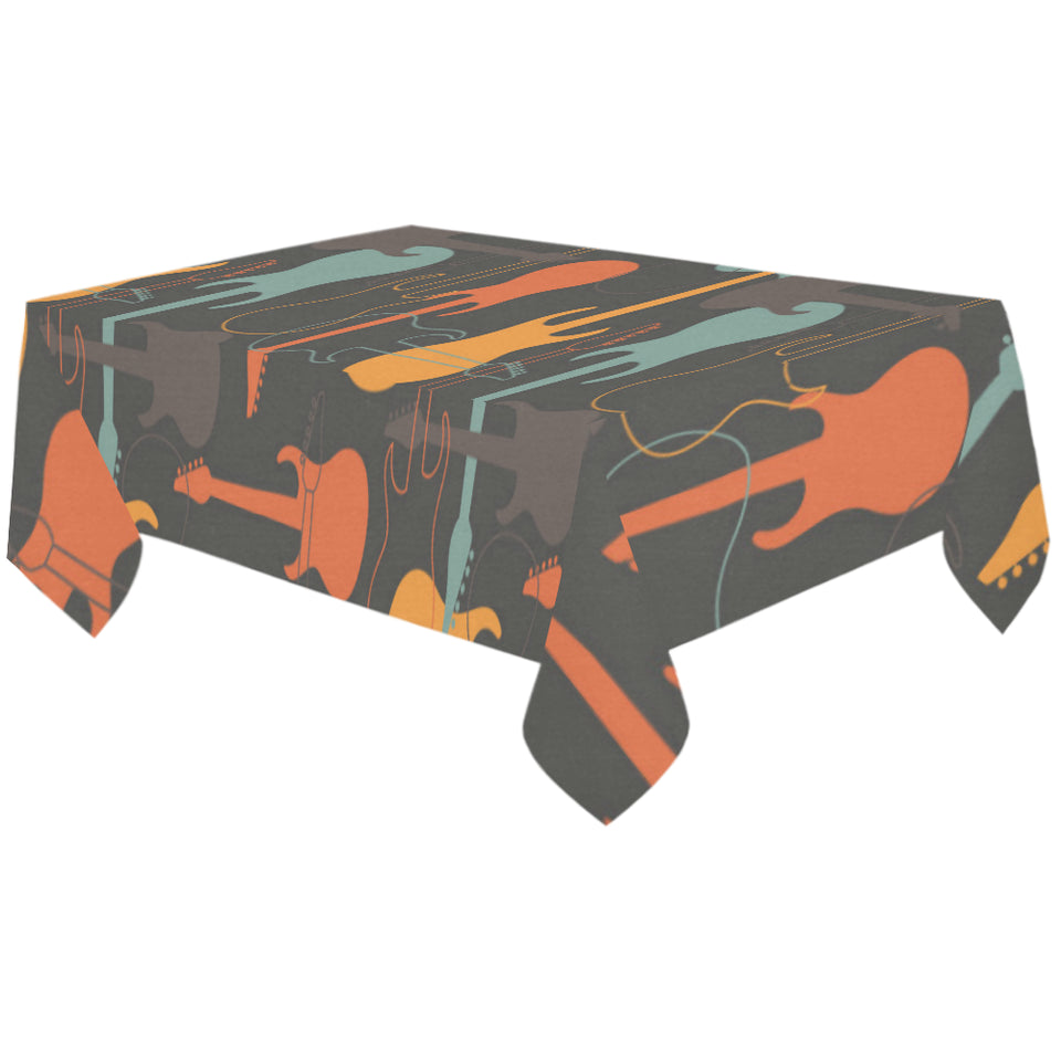 electric guitars pattern Tablecloth