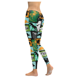 dinosaurs print pattern Women's Legging Fulfilled In US