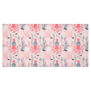 Octopus winter hat garland Fish candy Seaweed Cora Tablecloth