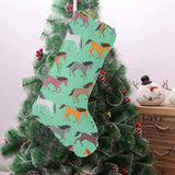 Colorful horses pattern Christmas Stocking
