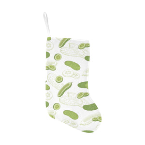 Cucumber sketch pattern Christmas Stocking