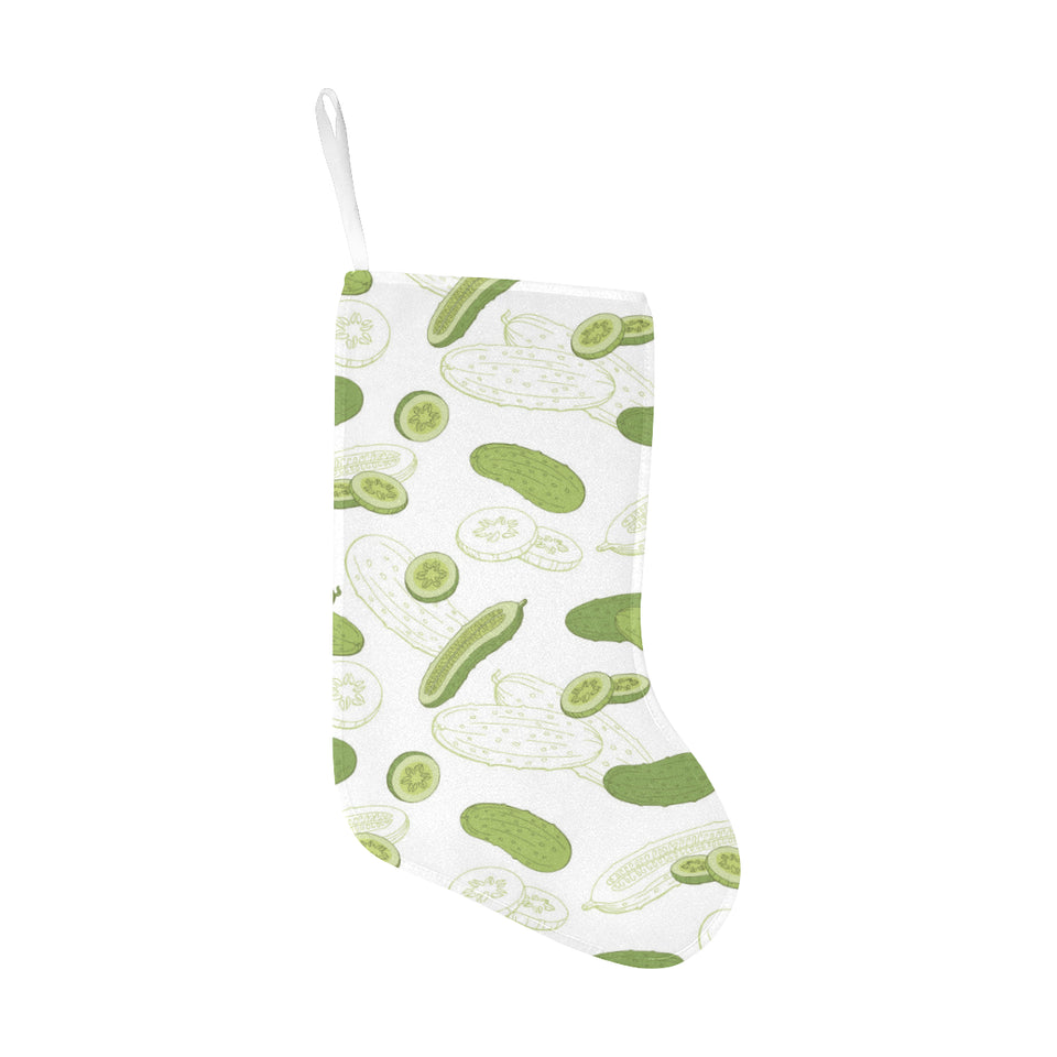 Cucumber sketch pattern Christmas Stocking