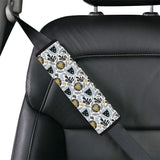 Lion Pattern Print Design 05 Car Seat Belt Cover