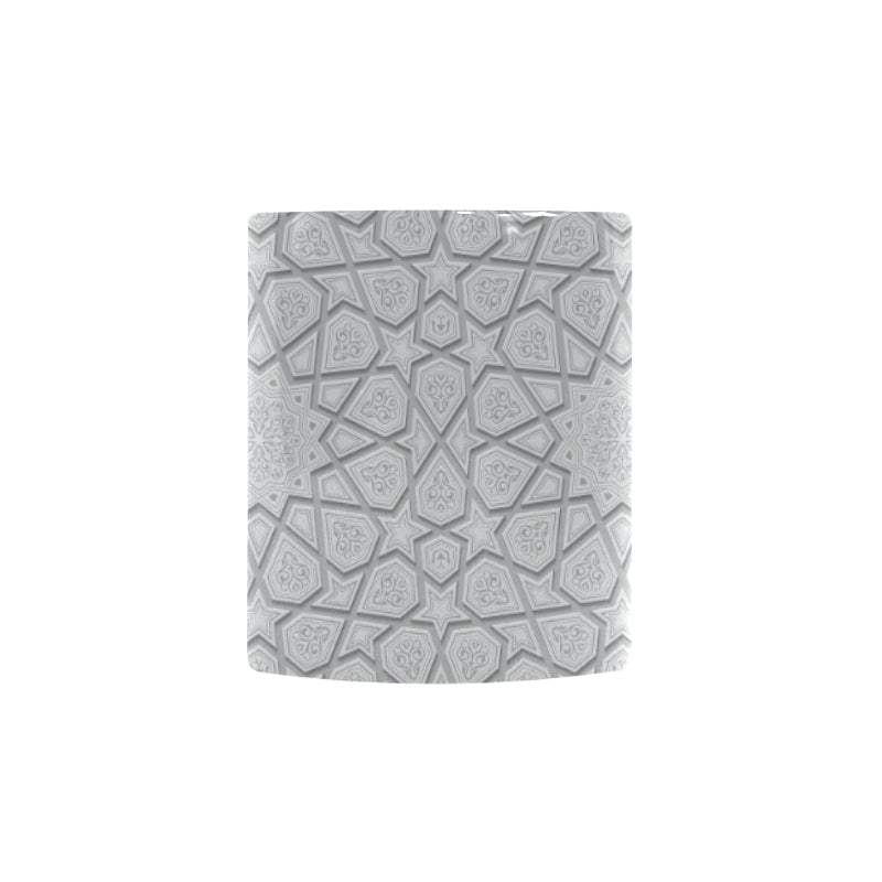 arabic star pattern Morphing Mug Heat Changing Mug