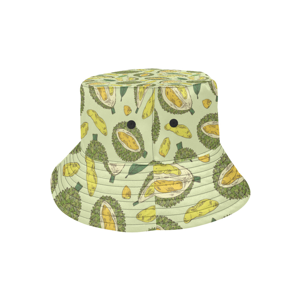 Durian leaves pattern background Unisex Bucket Hat