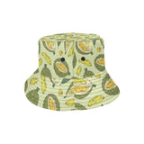 Durian leaves pattern background Unisex Bucket Hat