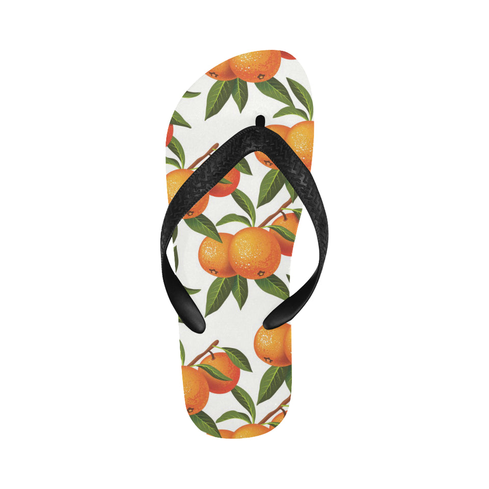 Oranges pattern background Unisex Flip Flops