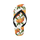 Oranges pattern background Unisex Flip Flops