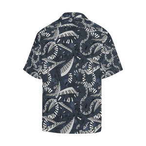 Piano Pattern Print Design 02 Men's All Over Print Hawaiian Shirt (Model T58)