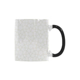 arabic white pattern Morphing Mug Heat Changing Mug