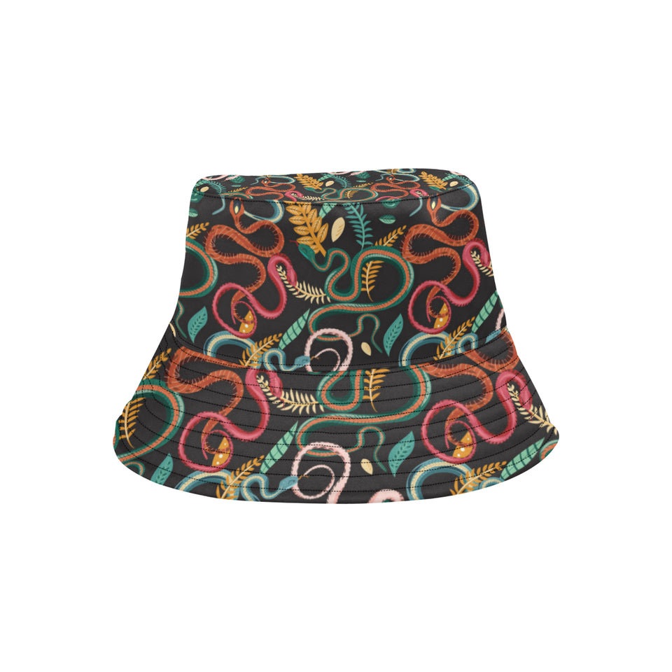 Colorful snake plant pattern Unisex Bucket Hat