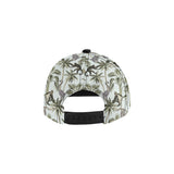 Monkey sloth lemur palm trees pattern All Over Print Snapback Cap