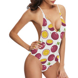 Passion fruit design pattern Women's One-Piece Swimsuit