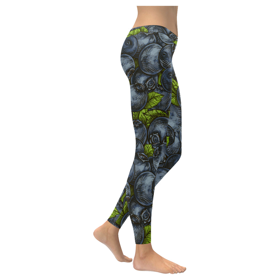 blueberry pattern Women's Legging Fulfilled In US