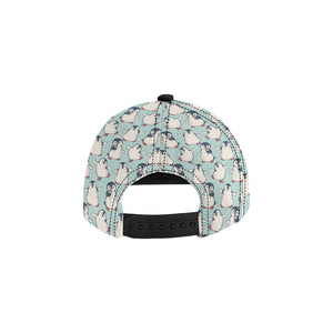 Cute Penguin pattern All Over Print Snapback Cap